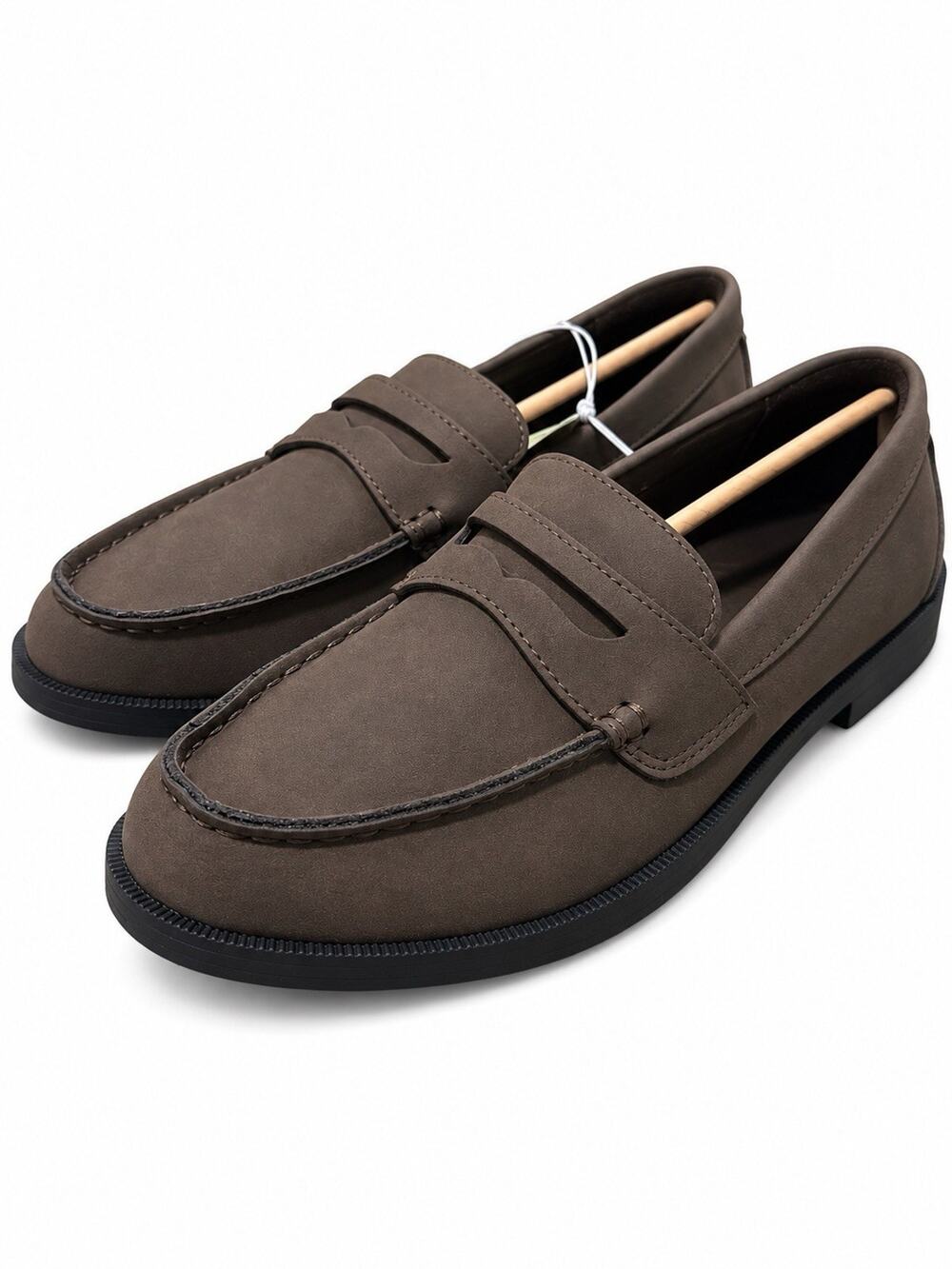 Goodfellow & Co Men’s Size 7 Dark Brown Penny Loafers Slip On Shoes NWT